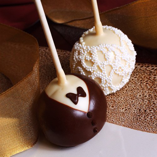 Wedding Brownie Favor Pops Wedding Favours